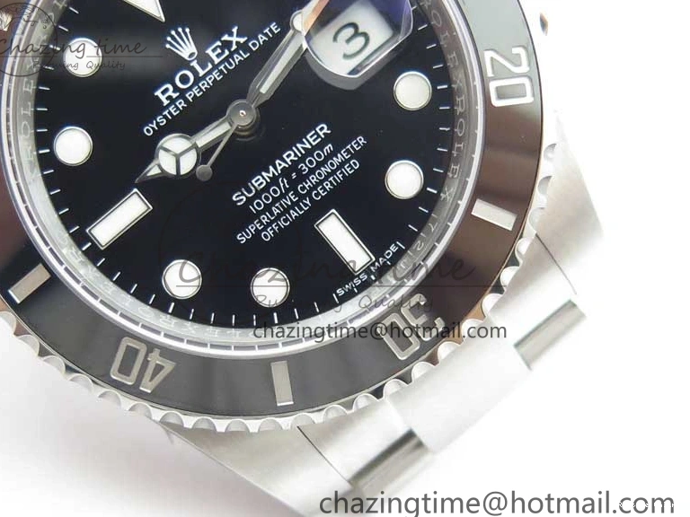 0128 Lightweight Submariner 116610 LN Black Ceramic ZF 1:1 Best Edition 904L SS Case and Bracelet VR 2894